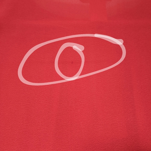 H&M Red Keyhole Long Bell Sleeve Party or Everyday Blouse w Top Button. 2. HP! - Picture 13 of 15